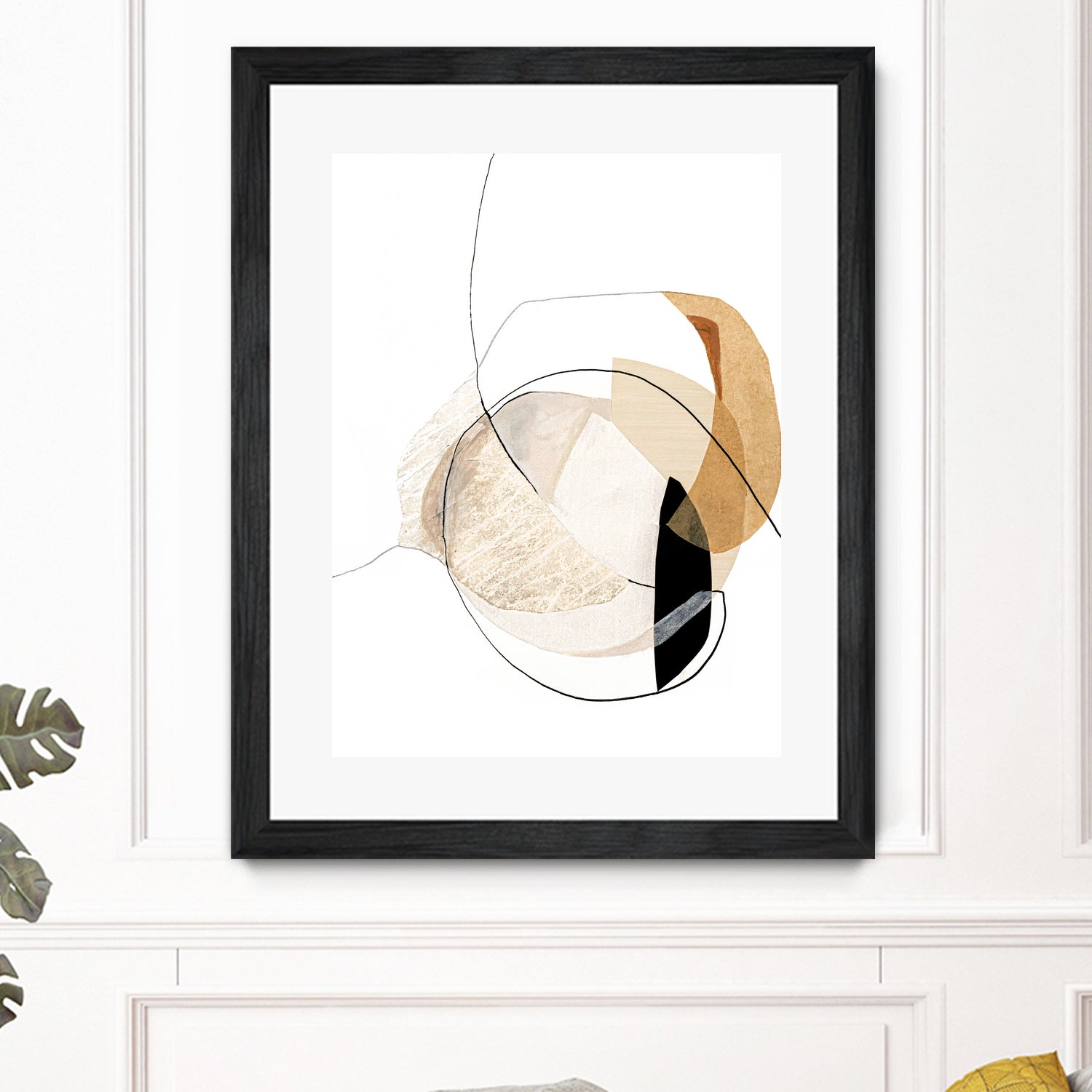 Graphical Shapes 4 by Design Fabrikken on GIANT ART - black abstract