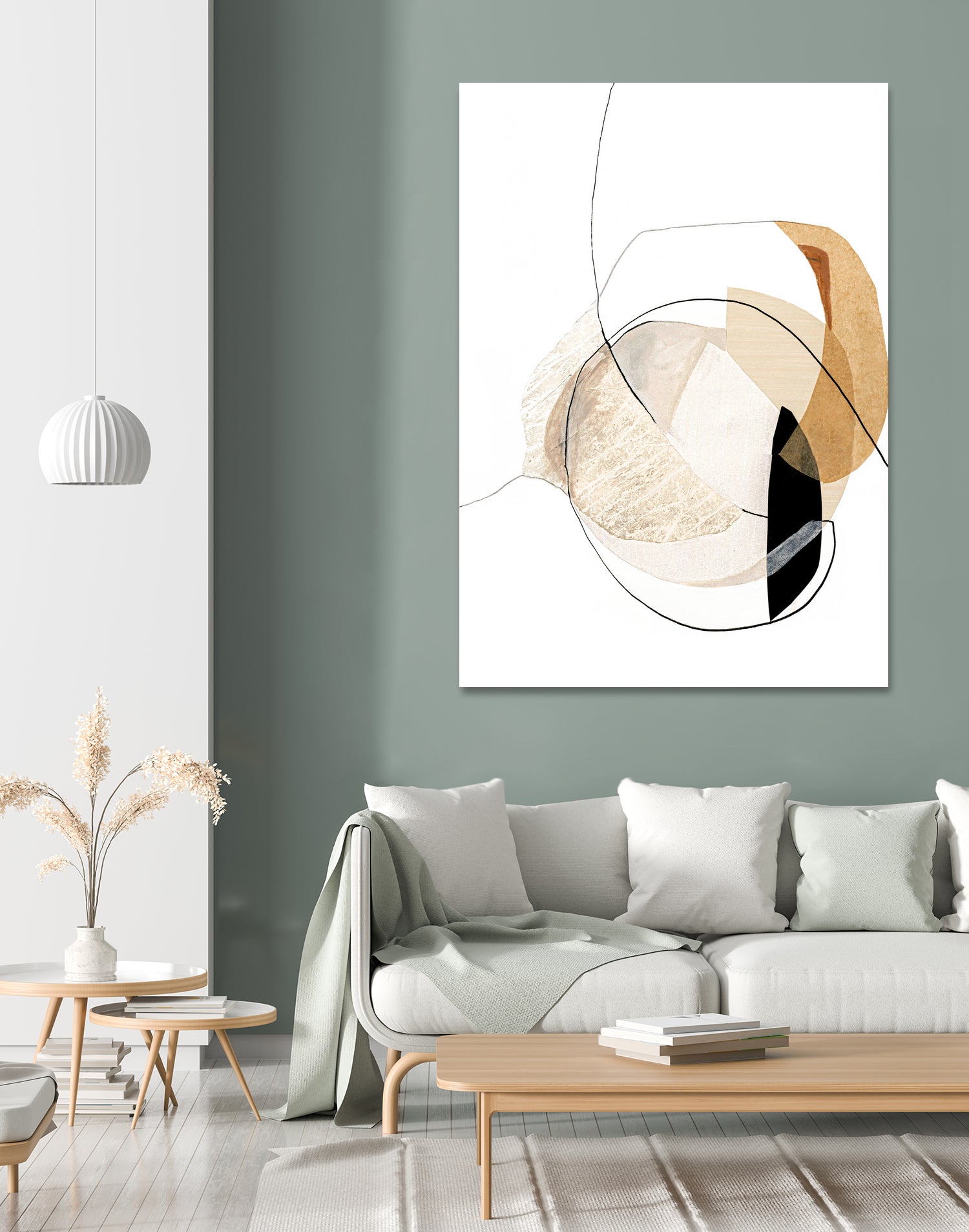 Graphical Shapes 4 by Design Fabrikken on GIANT ART - black abstract