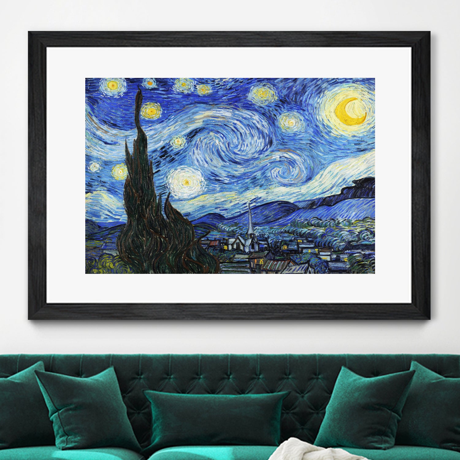 Starry Night by Vincent Van Gogh on GIANT ART - blue museum