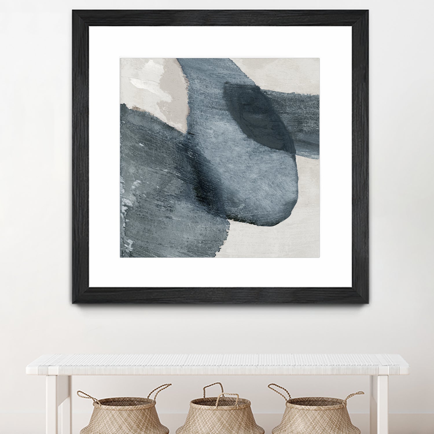 Blue Reverie II by Jacob Q on GIANT ART - blue shapes cloud dancer