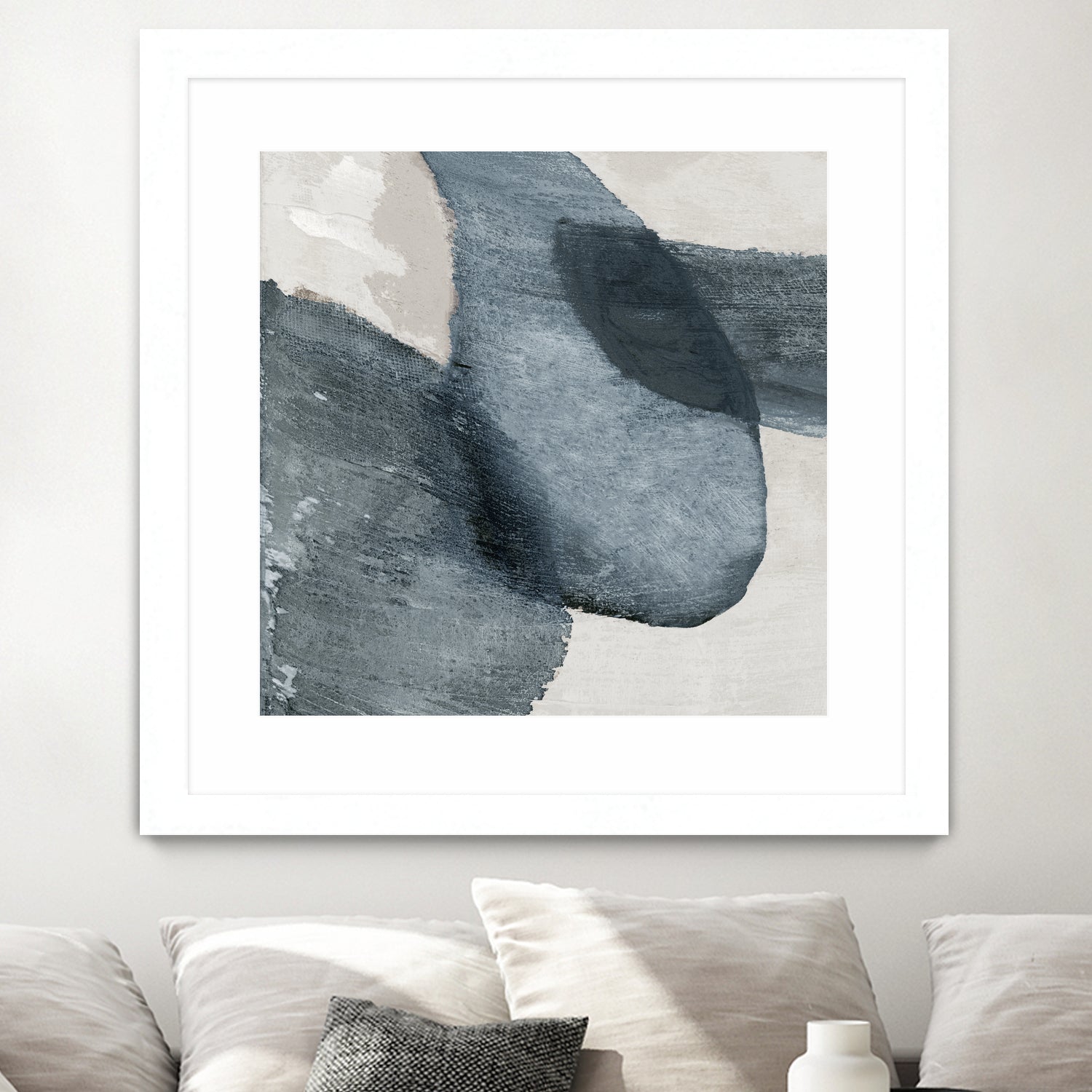 Blue Reverie II by Jacob Q on GIANT ART - blue shapes cloud dancer