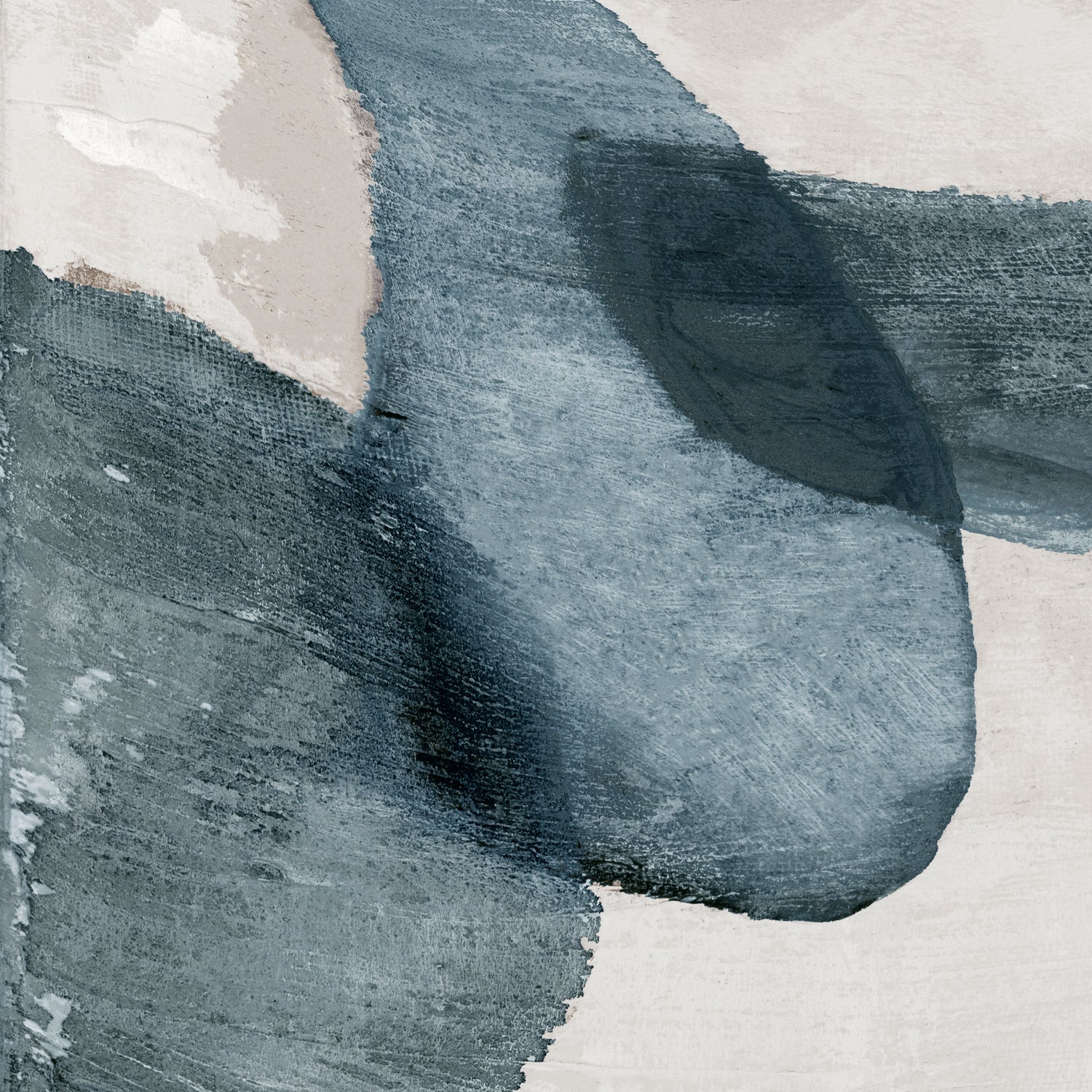 Blue Reverie II by Jacob Q on GIANT ART - blue shapes cloud dancer