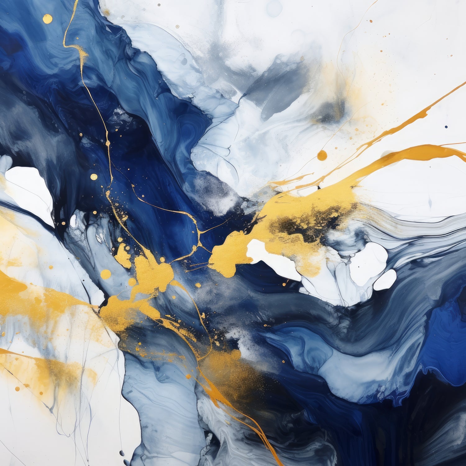 Dancing Splatters I by Irena Orlov on GIANT ART - abstract