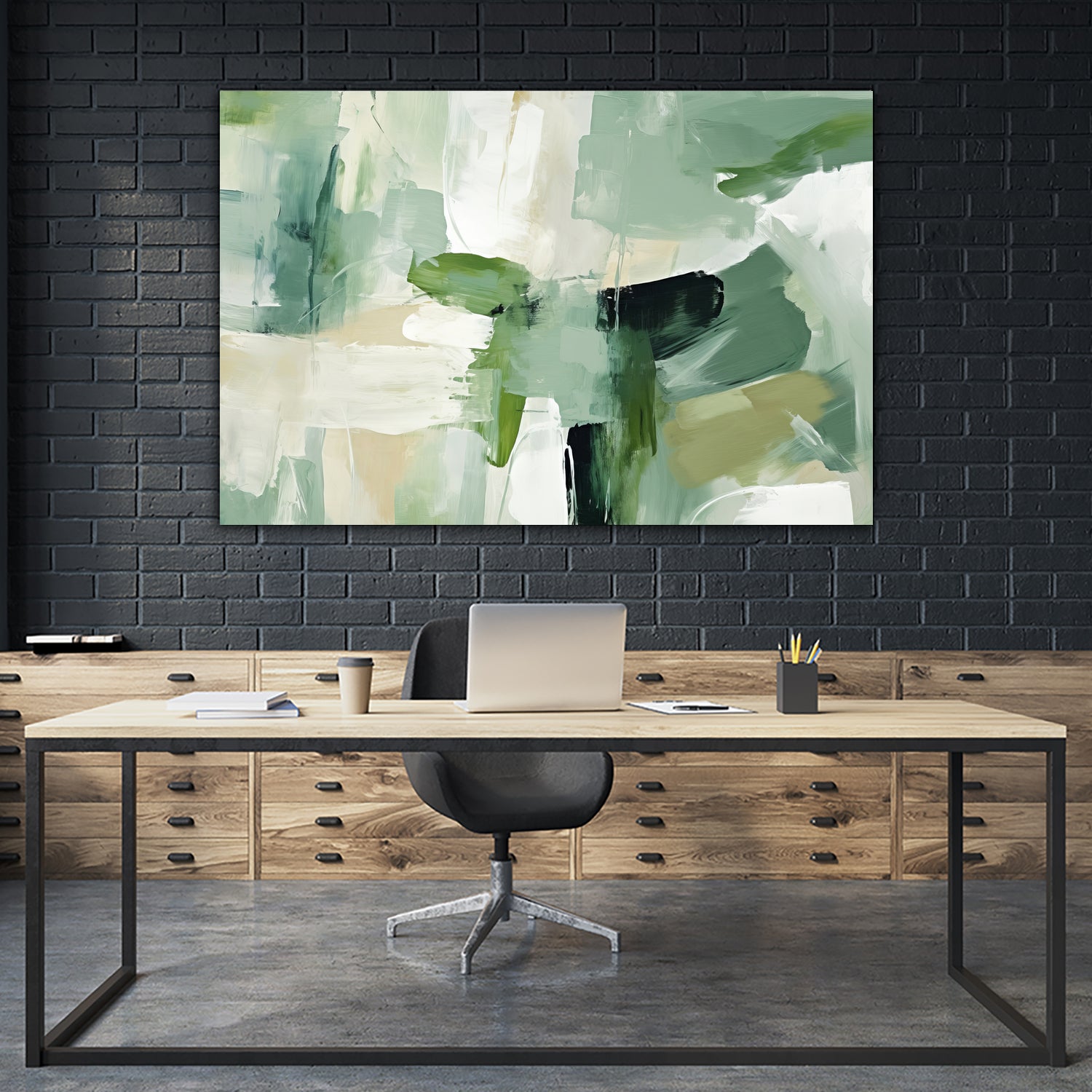 Emerald Puzzle by Irena Orlov on GIANT ART - abstract