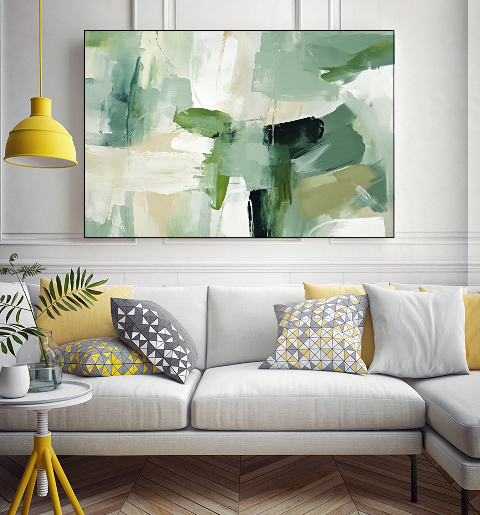 Emerald Puzzle by Irena Orlov on GIANT ART - abstract