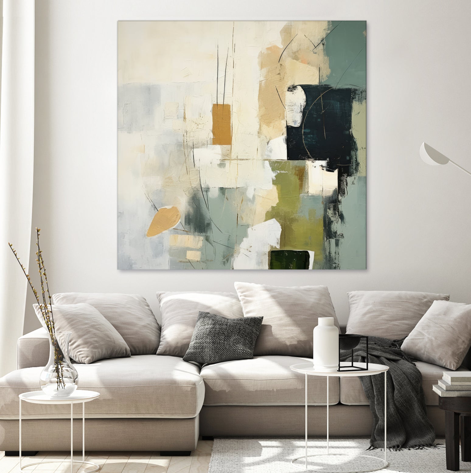 Green Spectrum I by Irena Orlov on GIANT ART - abstract