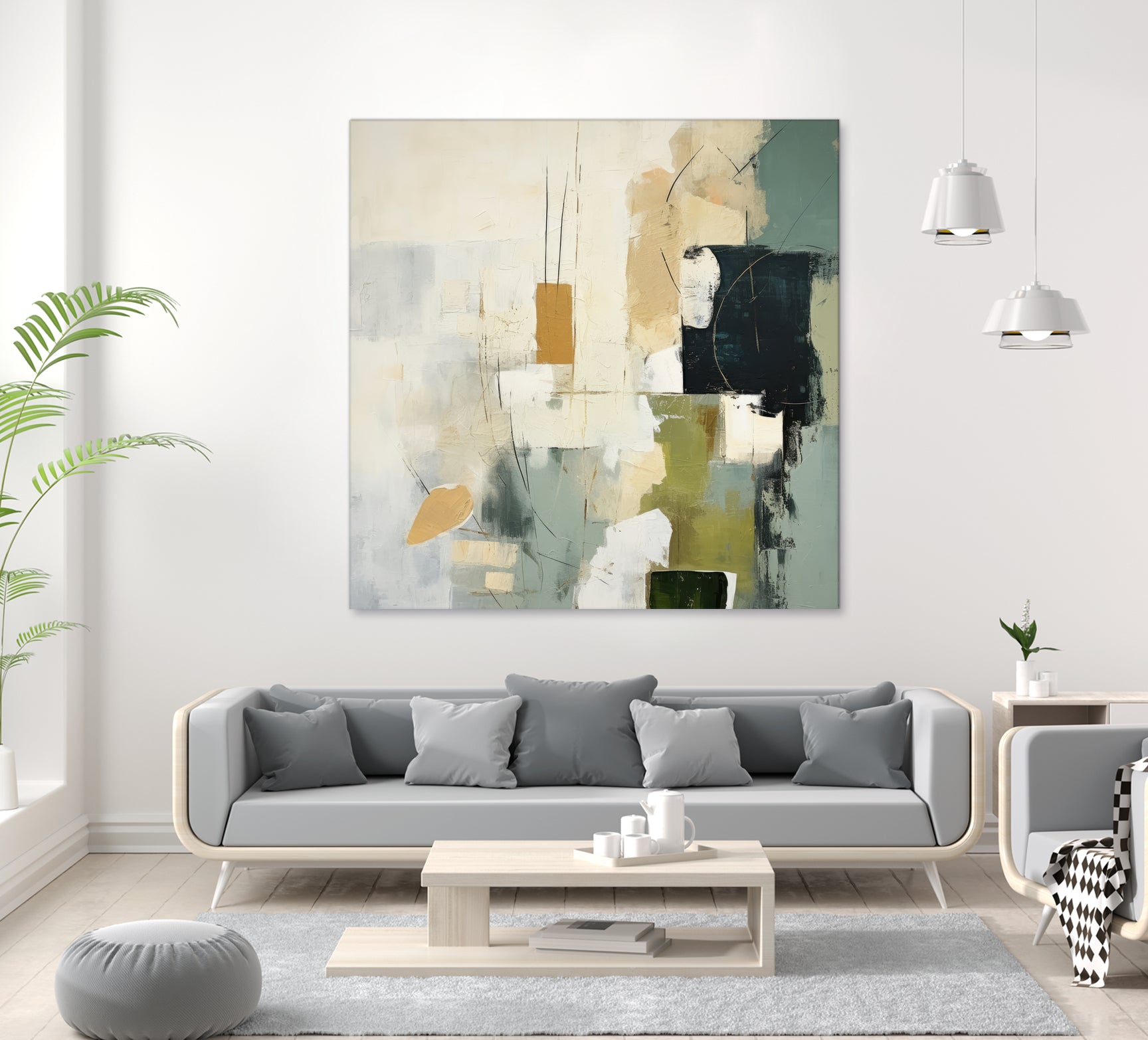 Green Spectrum I by Irena Orlov on GIANT ART - abstract