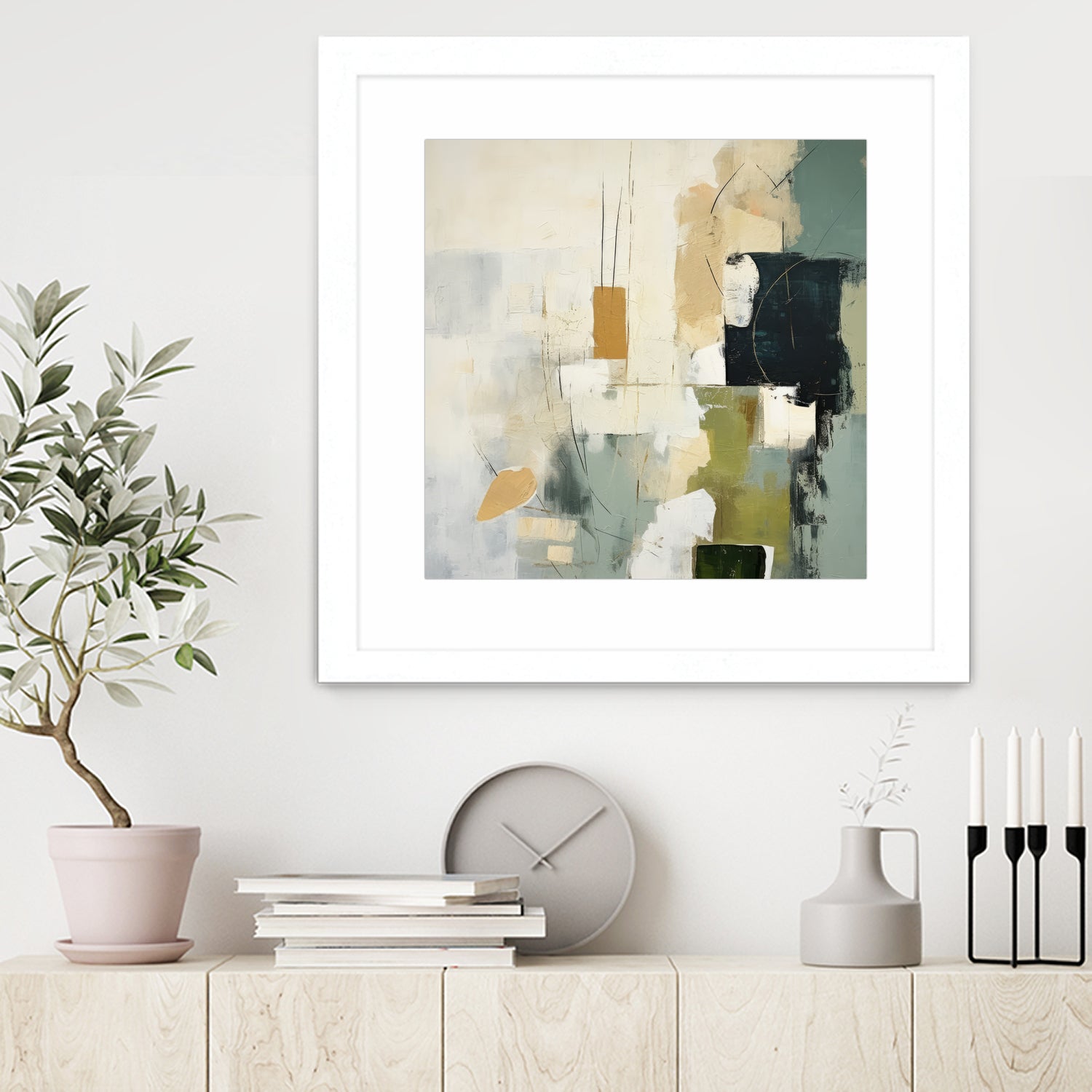 Green Spectrum I by Irena Orlov on GIANT ART - abstract