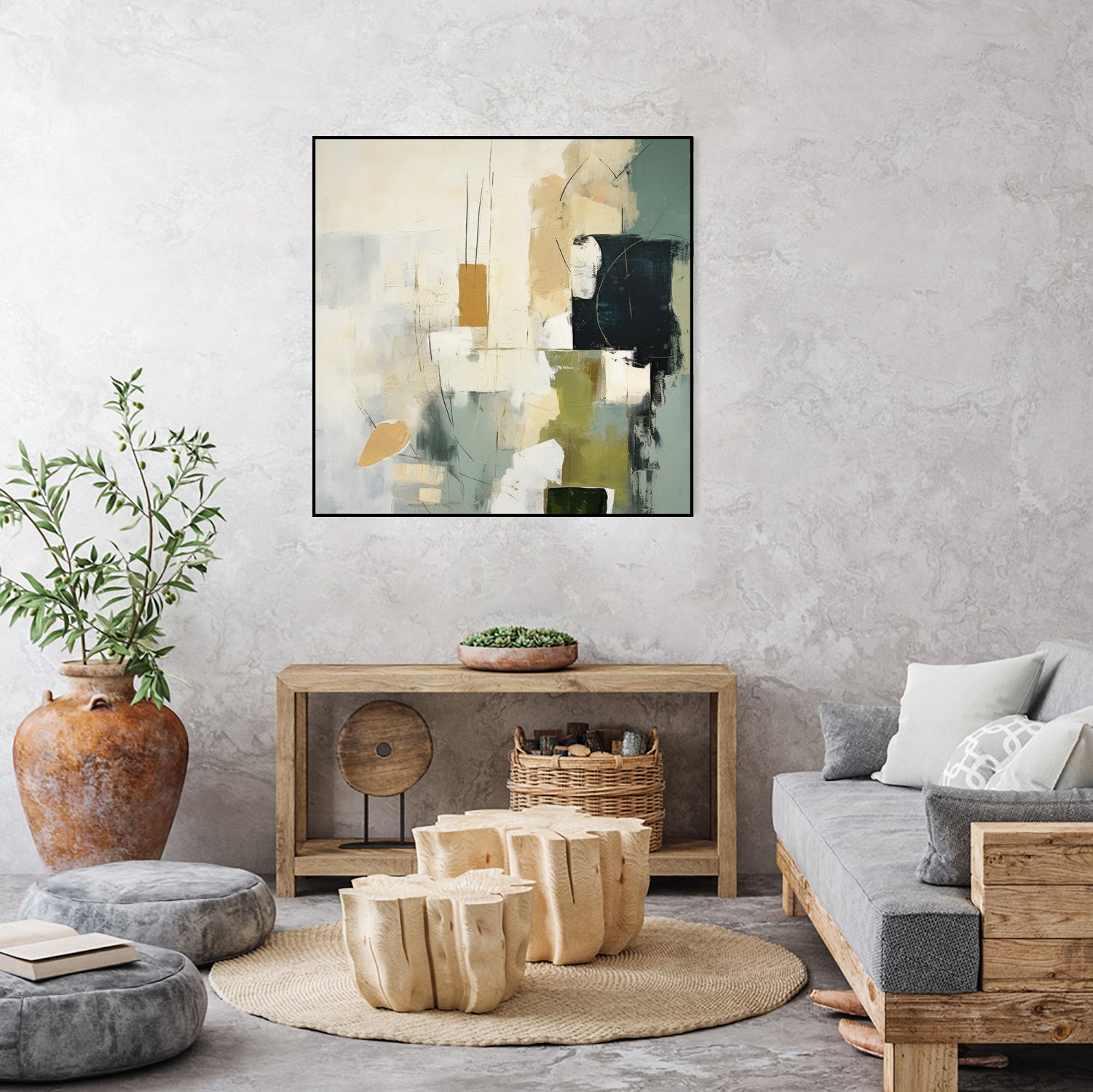 Green Spectrum I by Irena Orlov on GIANT ART - abstract