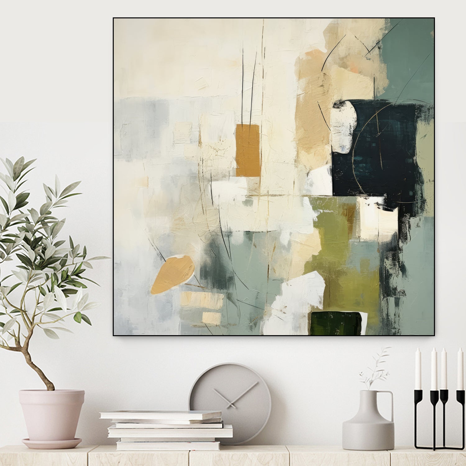 Green Spectrum I by Irena Orlov on GIANT ART - abstract