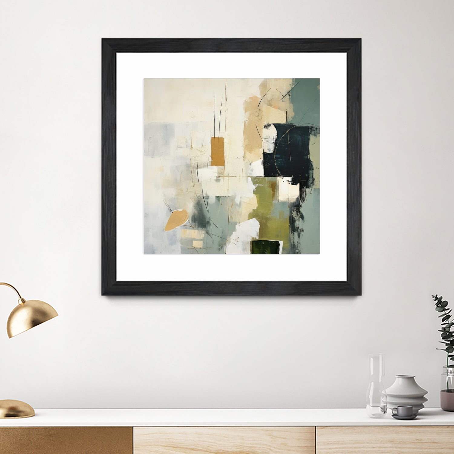 Green Spectrum I by Irena Orlov on GIANT ART - abstract