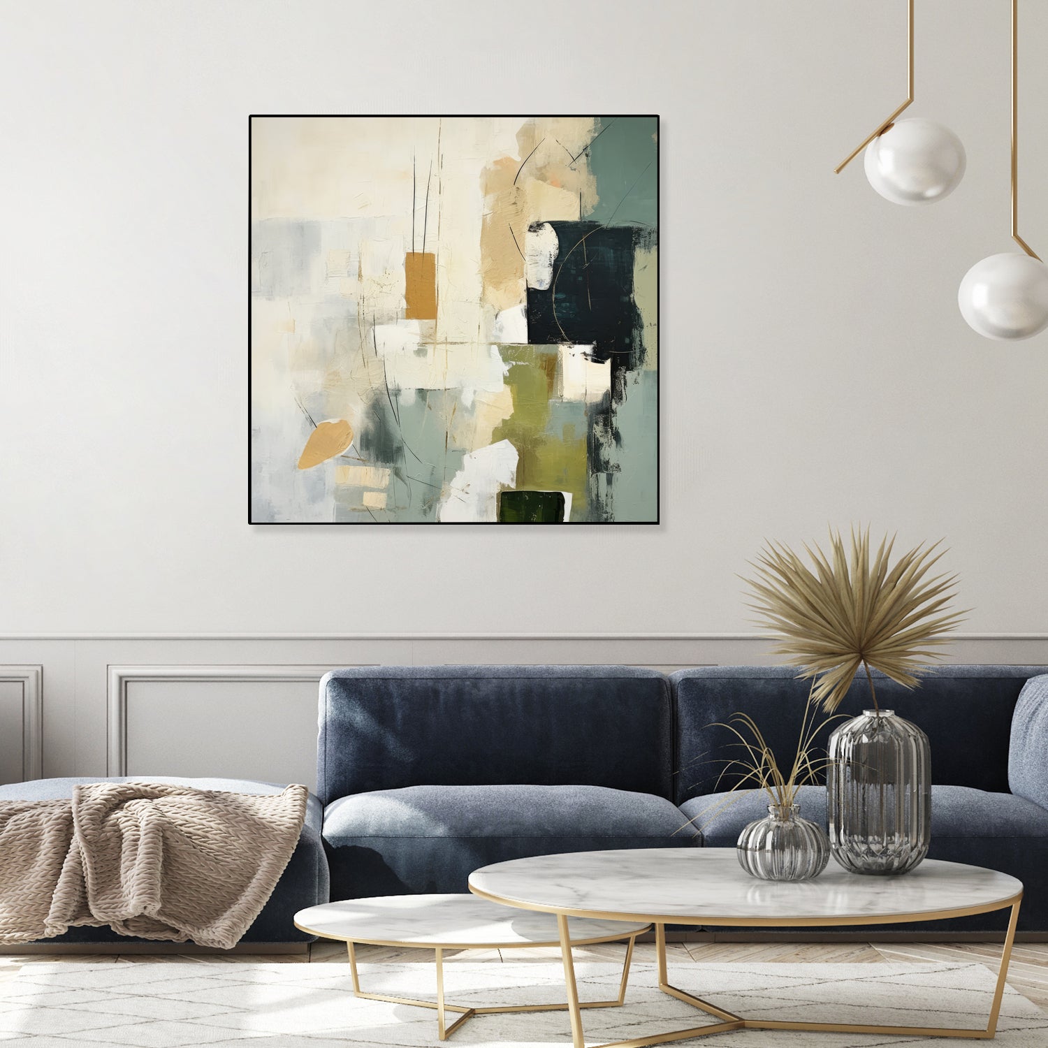 Green Spectrum I by Irena Orlov on GIANT ART - abstract