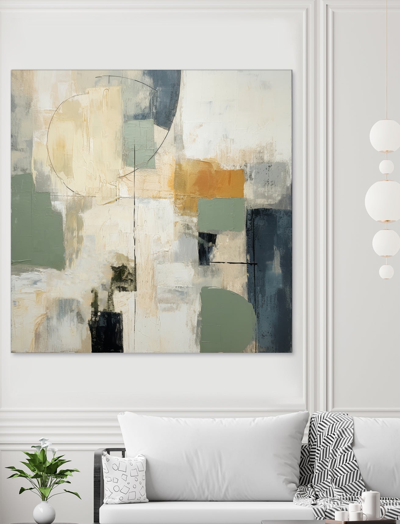 Green Spectrum II by Irena Orlov on GIANT ART - abstract