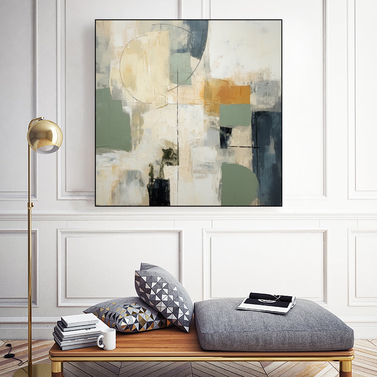 Green Spectrum II by Irena Orlov on GIANT ART - abstract