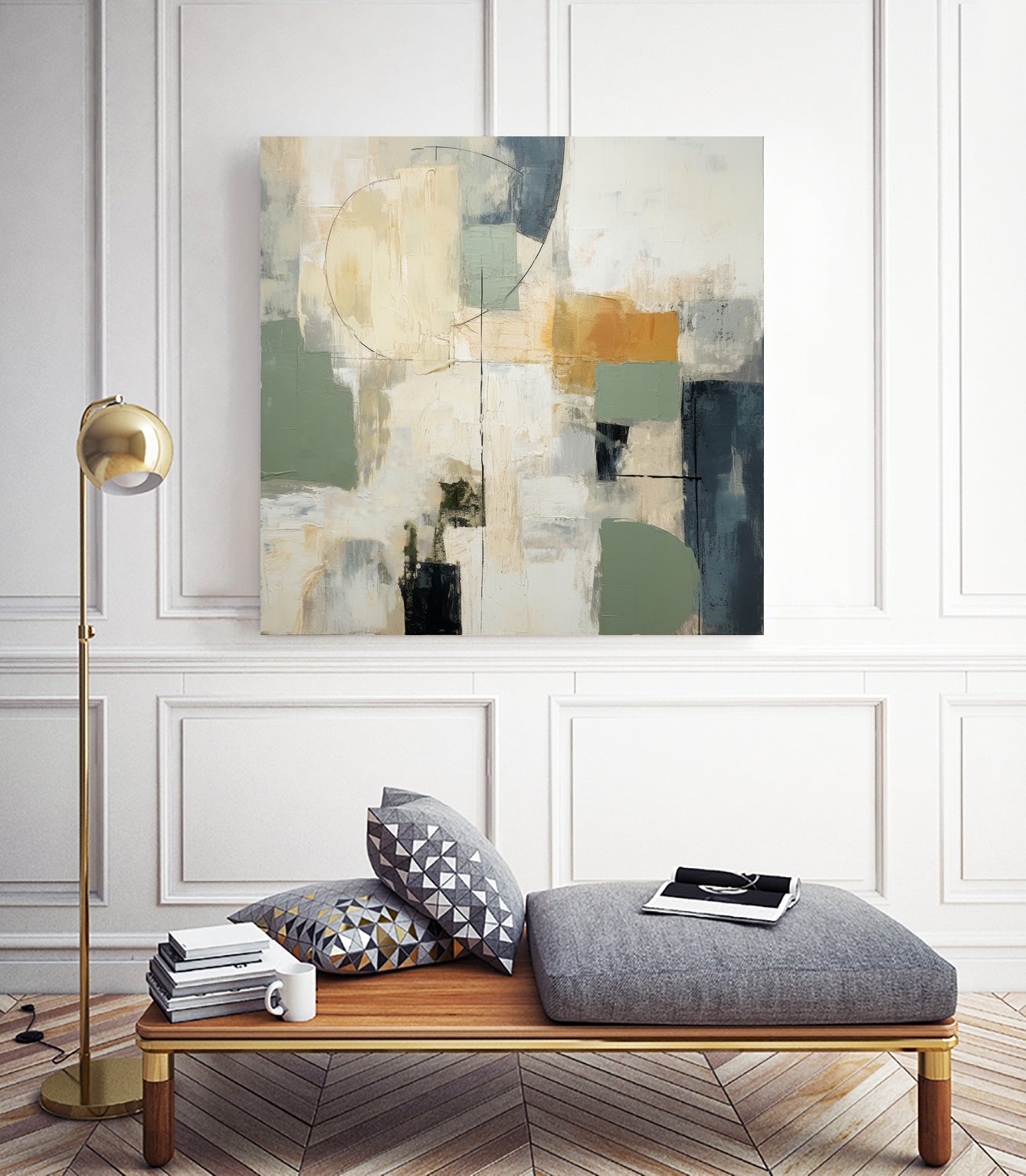 Green Spectrum II by Irena Orlov on GIANT ART - abstract