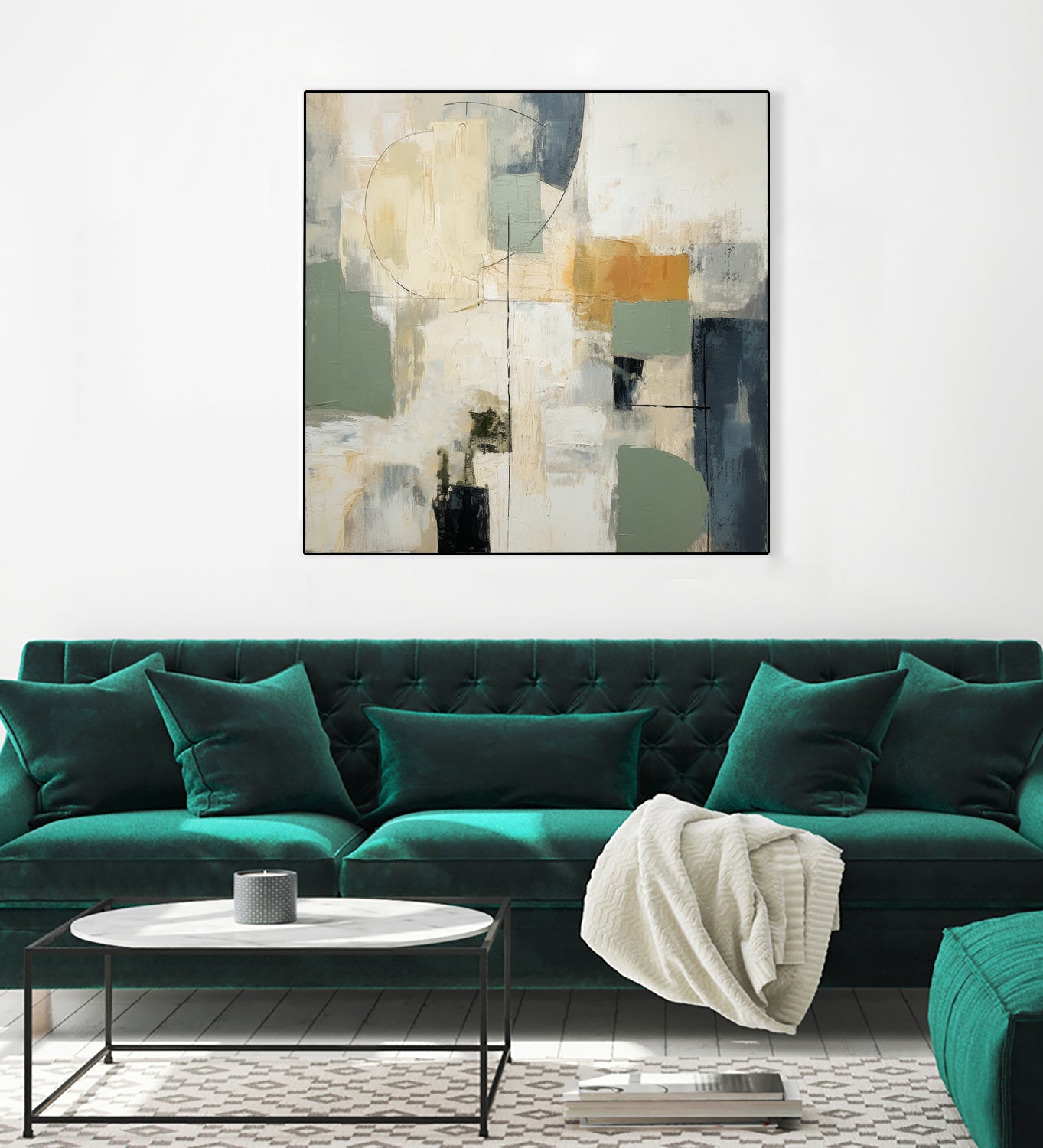 Green Spectrum II by Irena Orlov on GIANT ART - abstract
