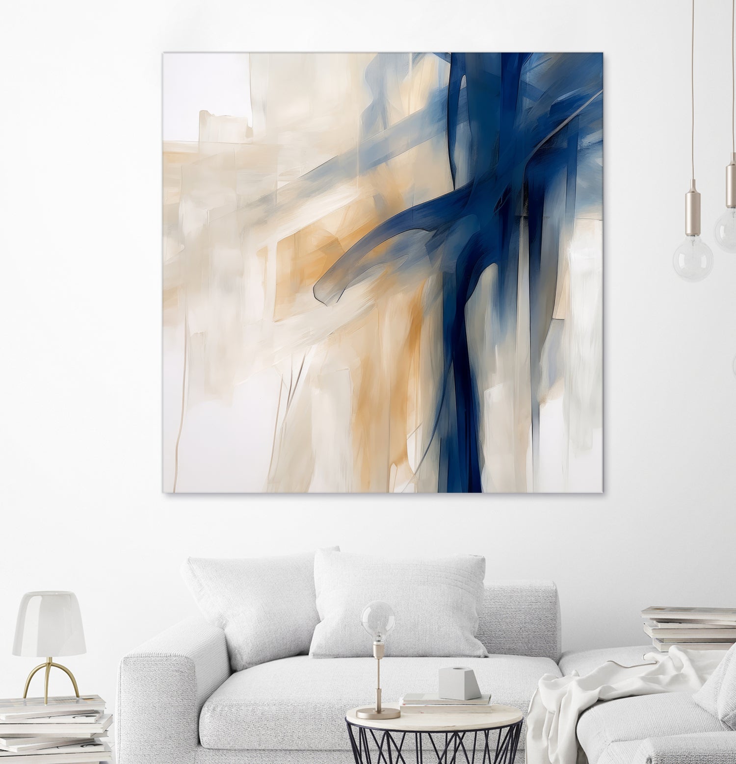 Blue Splash Dance by Irena Orlov on GIANT ART - abstract