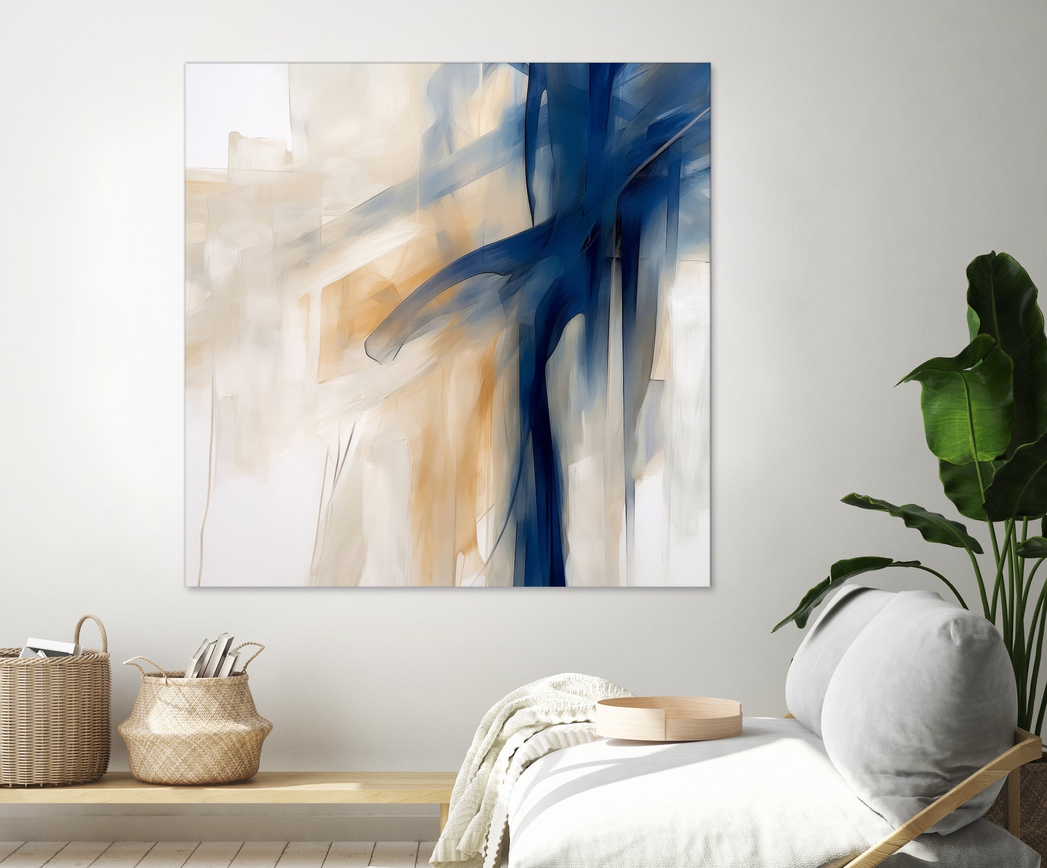 Blue Splash Dance by Irena Orlov on GIANT ART - abstract