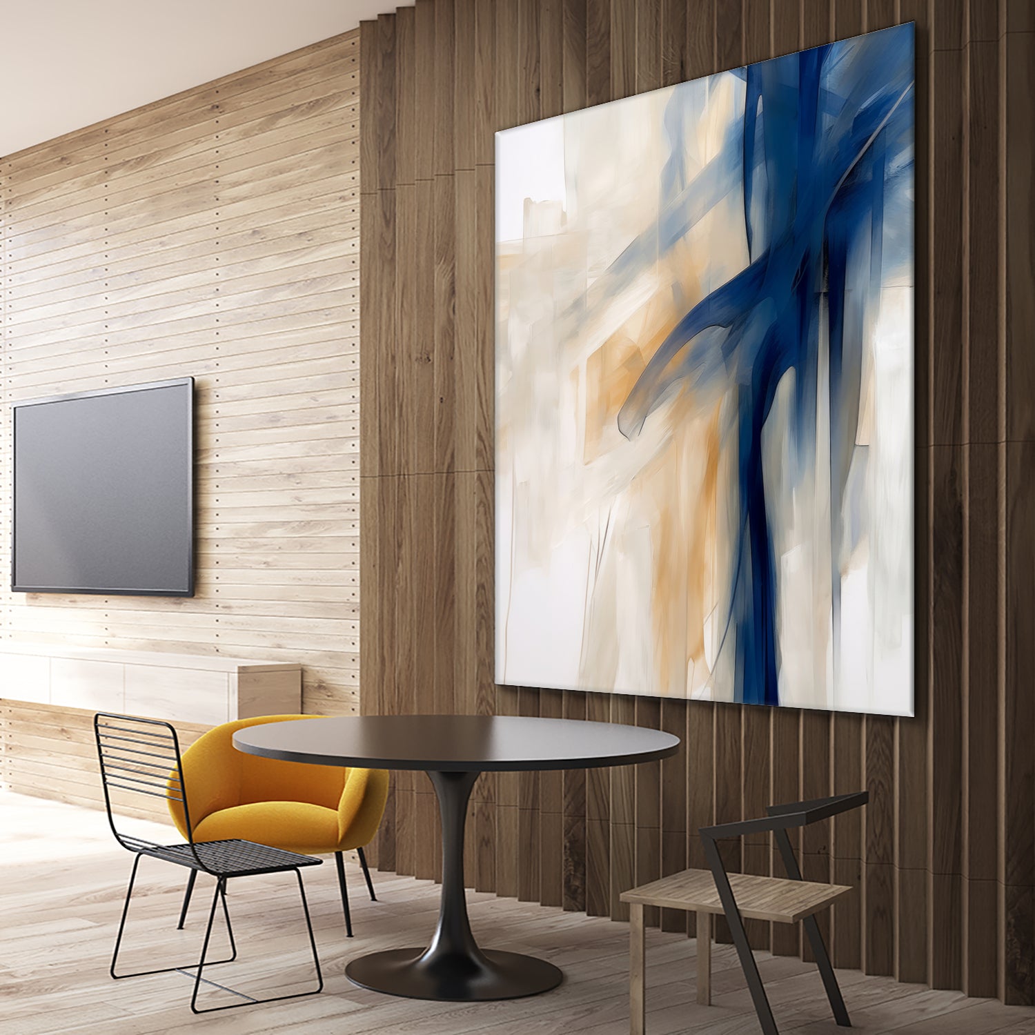 Blue Splash Dance by Irena Orlov on GIANT ART - abstract