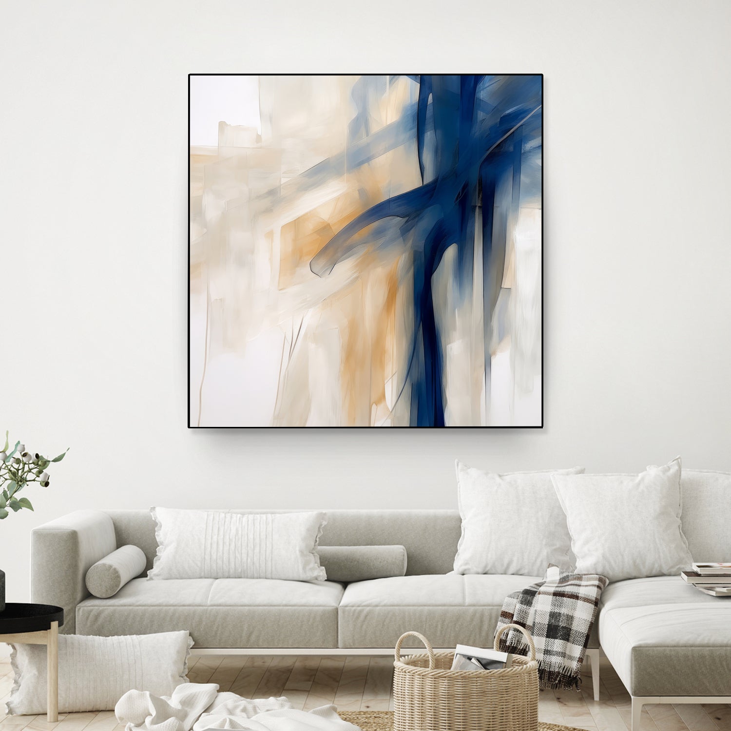 Blue Splash Dance by Irena Orlov on GIANT ART - abstract