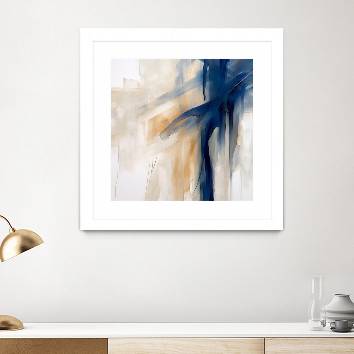 Blue Splash Dance by Irena Orlov on GIANT ART - abstract