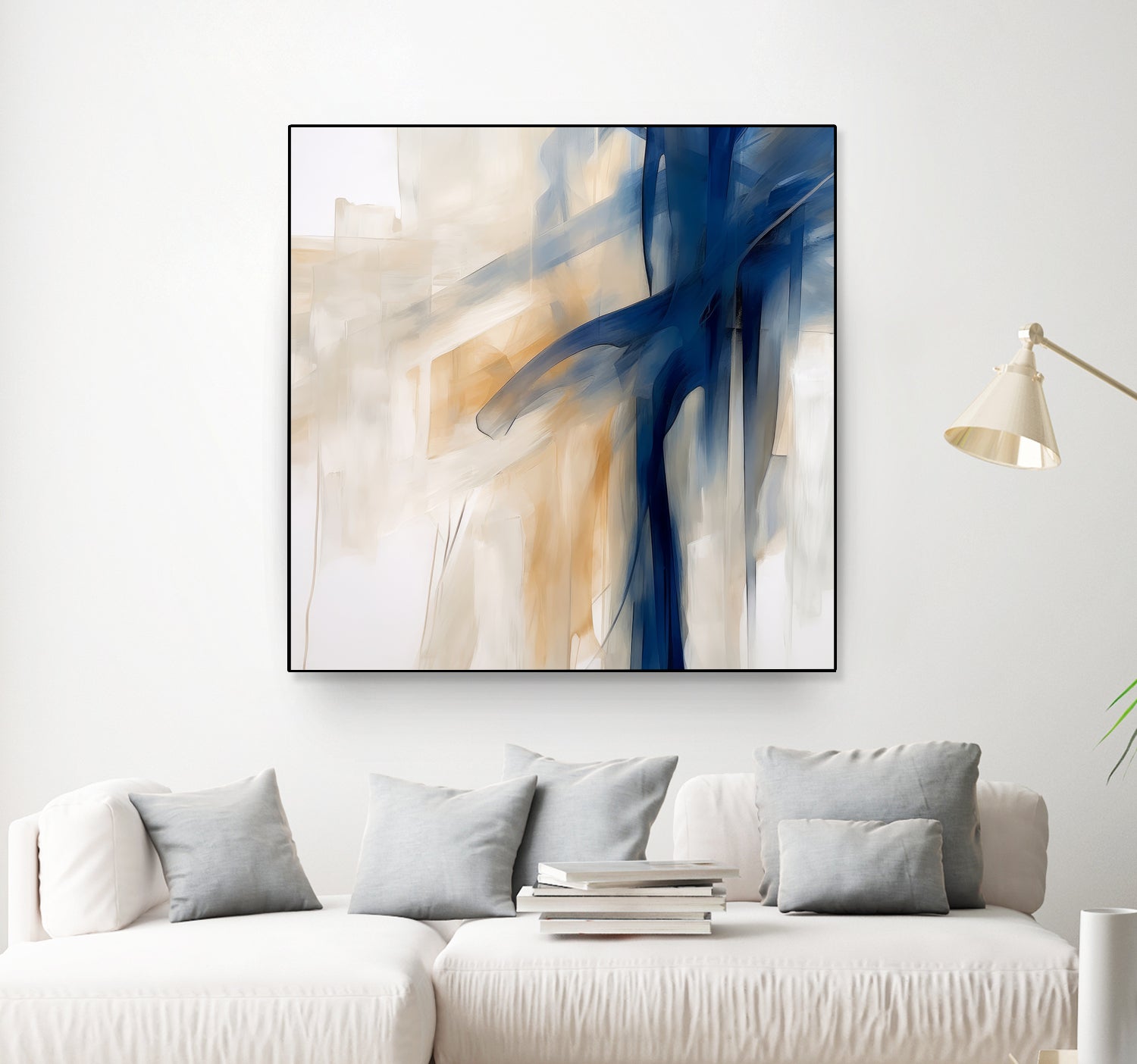 Blue Splash Dance by Irena Orlov on GIANT ART - abstract