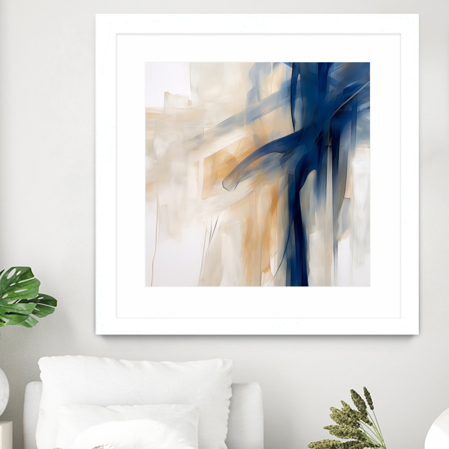 Blue Splash Dance by Irena Orlov on GIANT ART - abstract