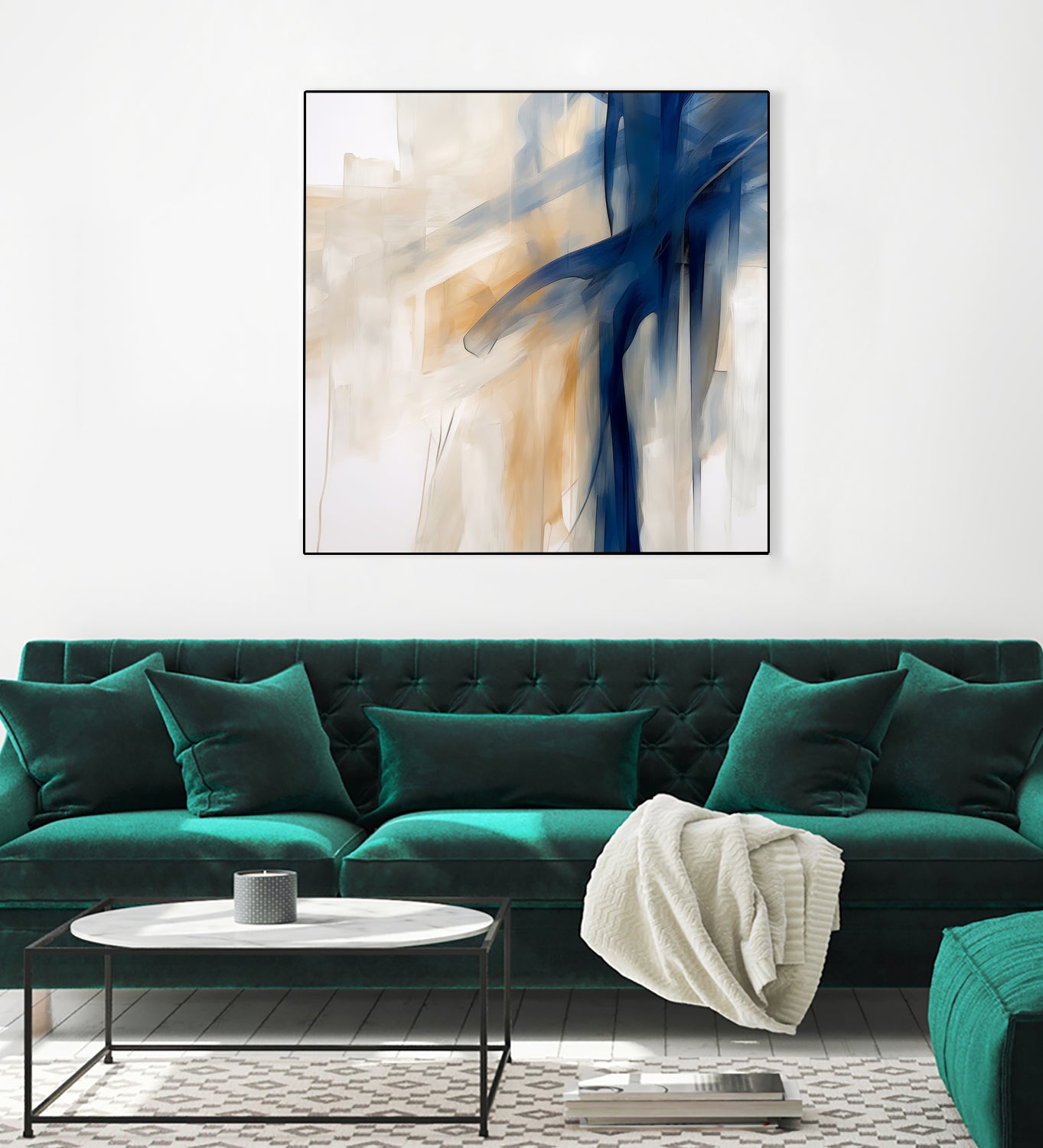 Blue Splash Dance by Irena Orlov on GIANT ART - abstract
