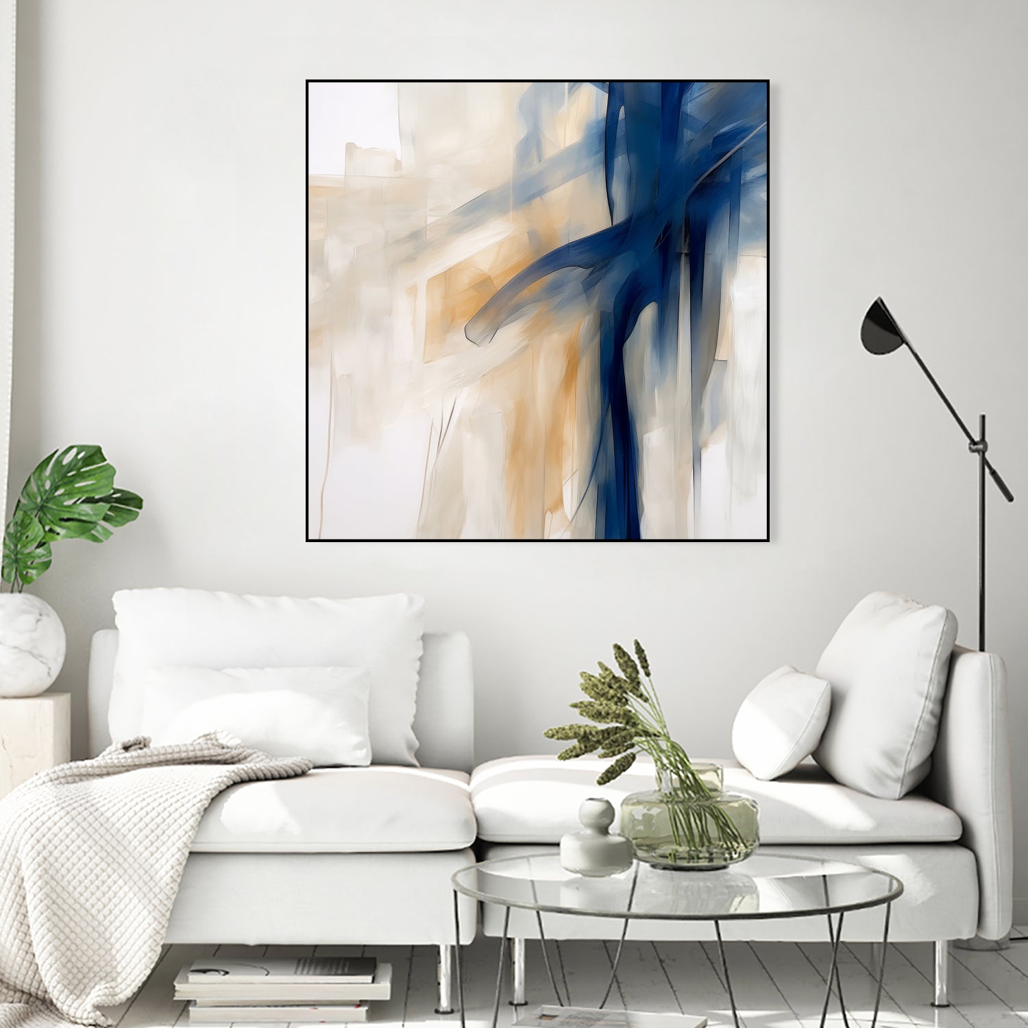 Blue Splash Dance by Irena Orlov on GIANT ART - abstract