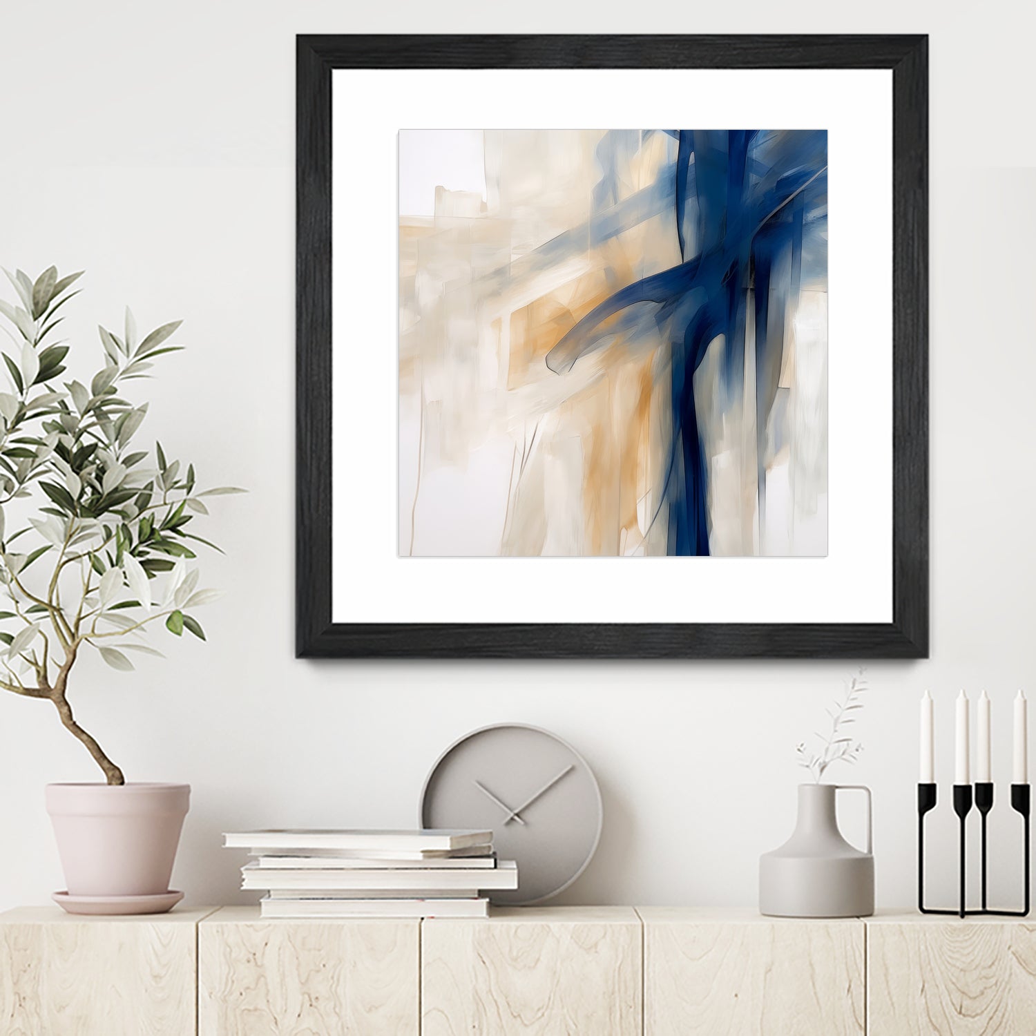 Blue Splash Dance by Irena Orlov on GIANT ART - abstract