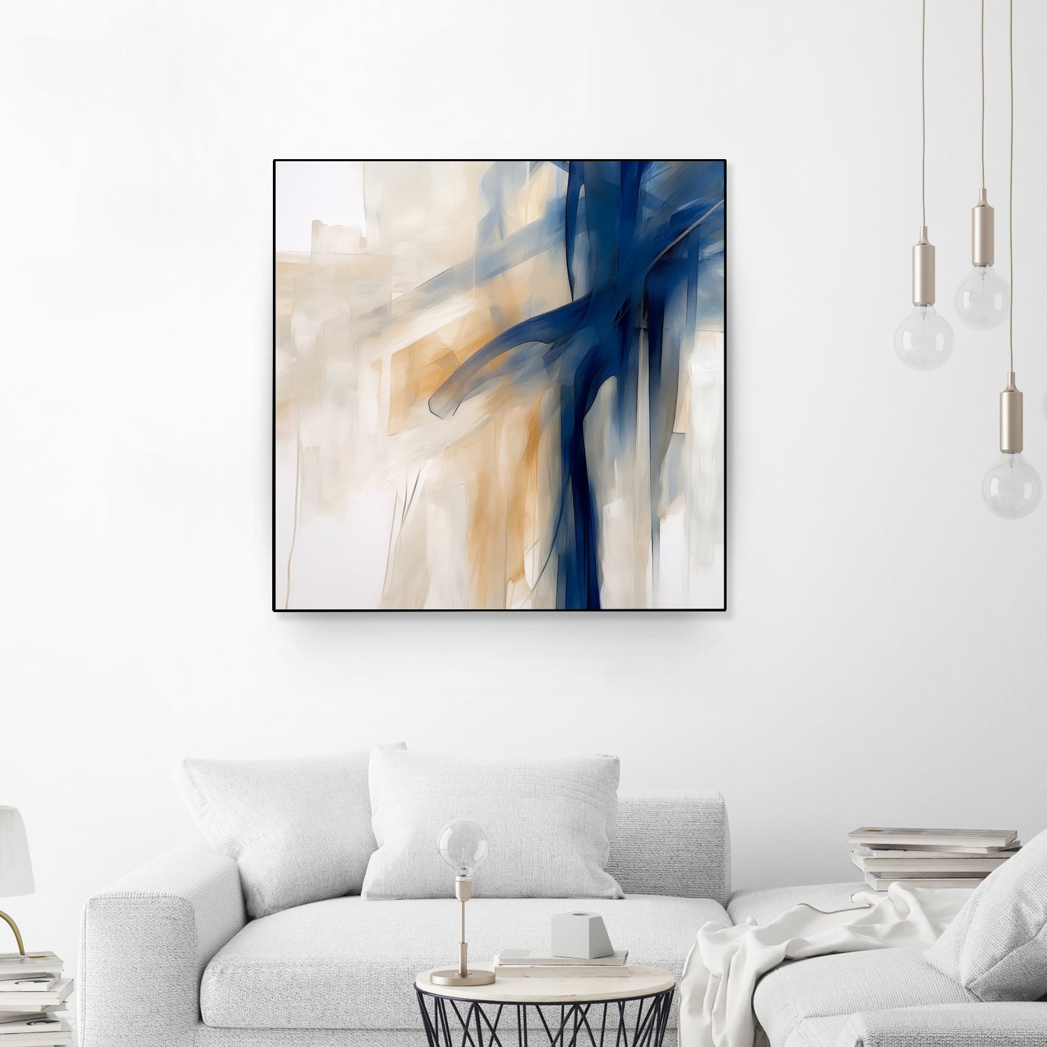 Blue Splash Dance by Irena Orlov on GIANT ART - abstract