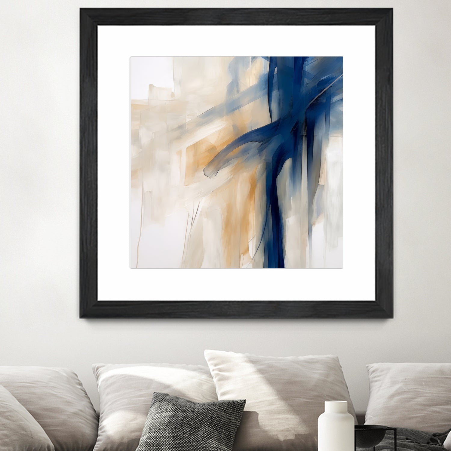 Blue Splash Dance by Irena Orlov on GIANT ART - abstract