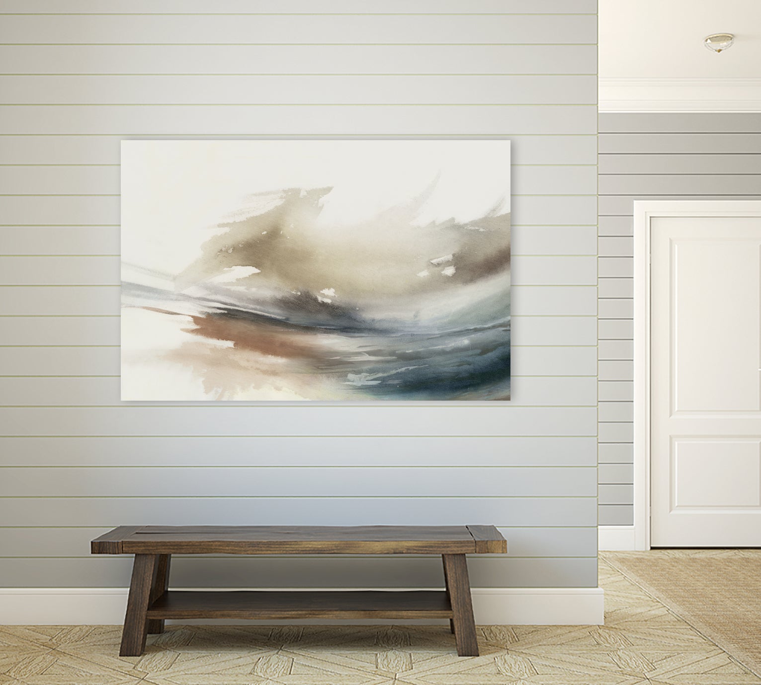 Gentle Abstractions by Pi Studio on GIANT ART - brown cloud dancer