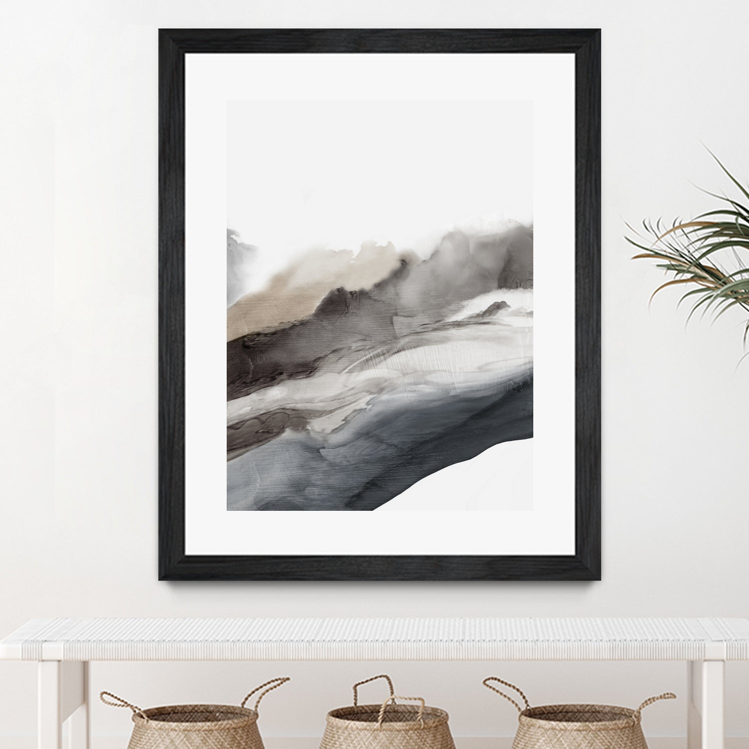 Serene Cascade II by PI Studio on GIANT ART - beige abstract