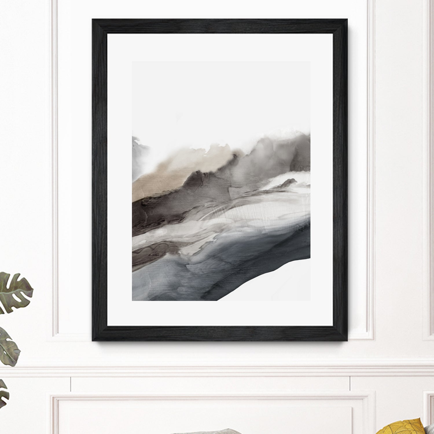 Serene Cascade II by PI Studio on GIANT ART - beige abstract