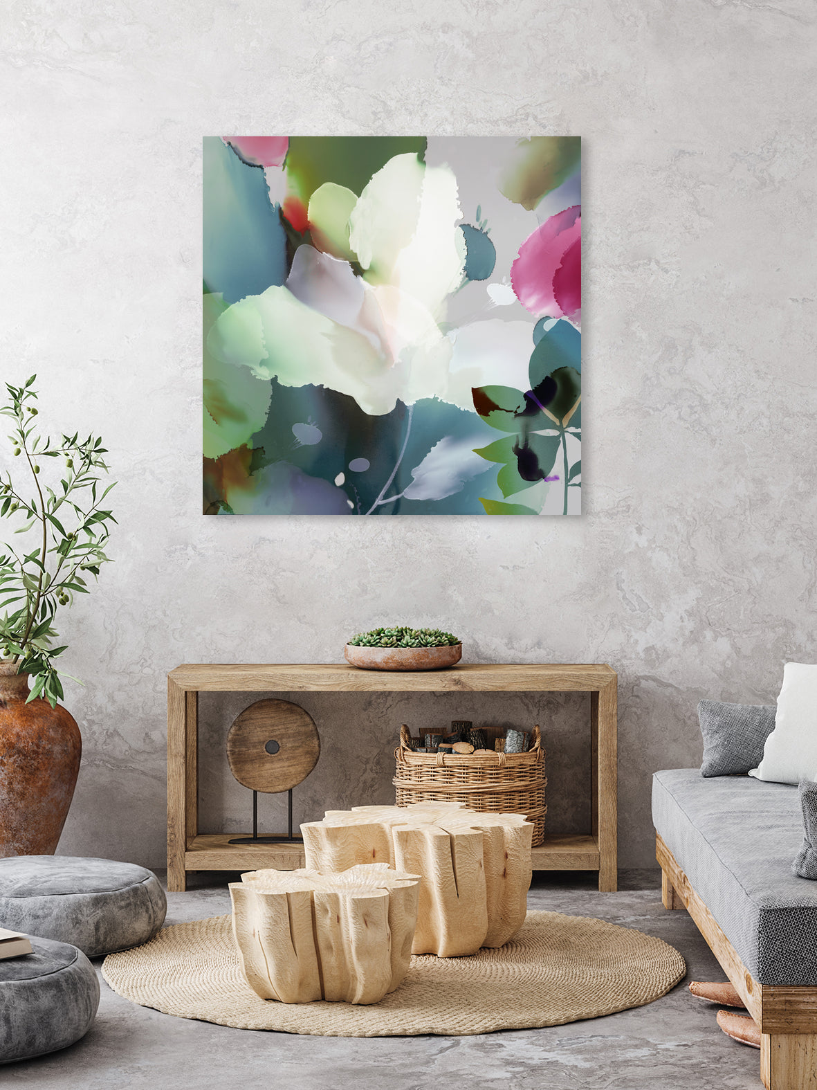 Early Spring Bloom I by PI Studio 2022 on GIANT ART - pink botanical flowers