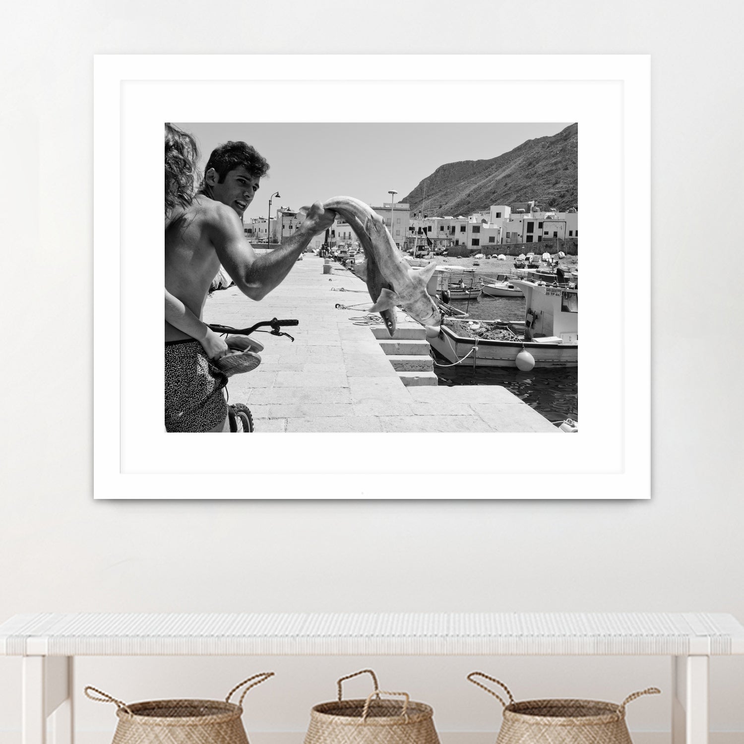 The shark is mine! by Lorenzo Grifantini on GIANT ART - street grifantini