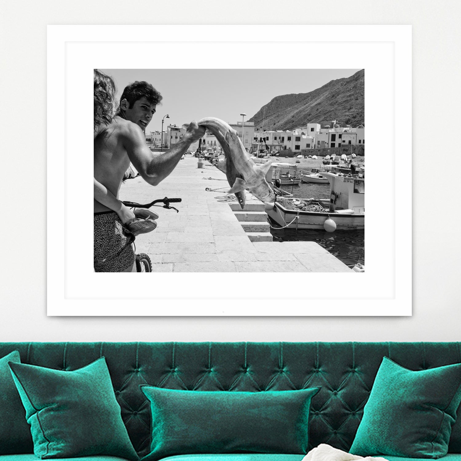 The shark is mine! by Lorenzo Grifantini on GIANT ART - street grifantini