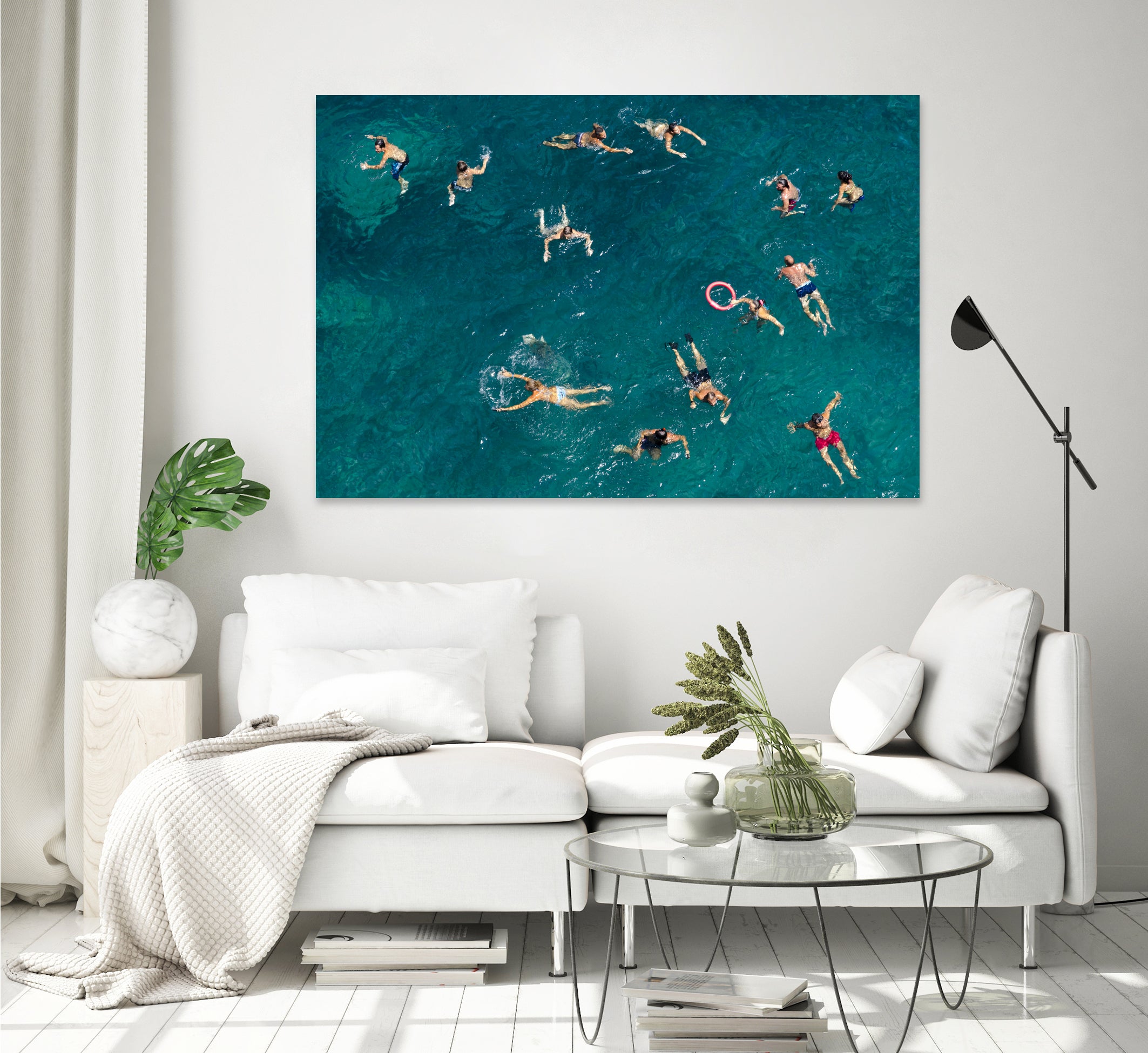 Blue water swim by Carlo on GIANT ART - action summer