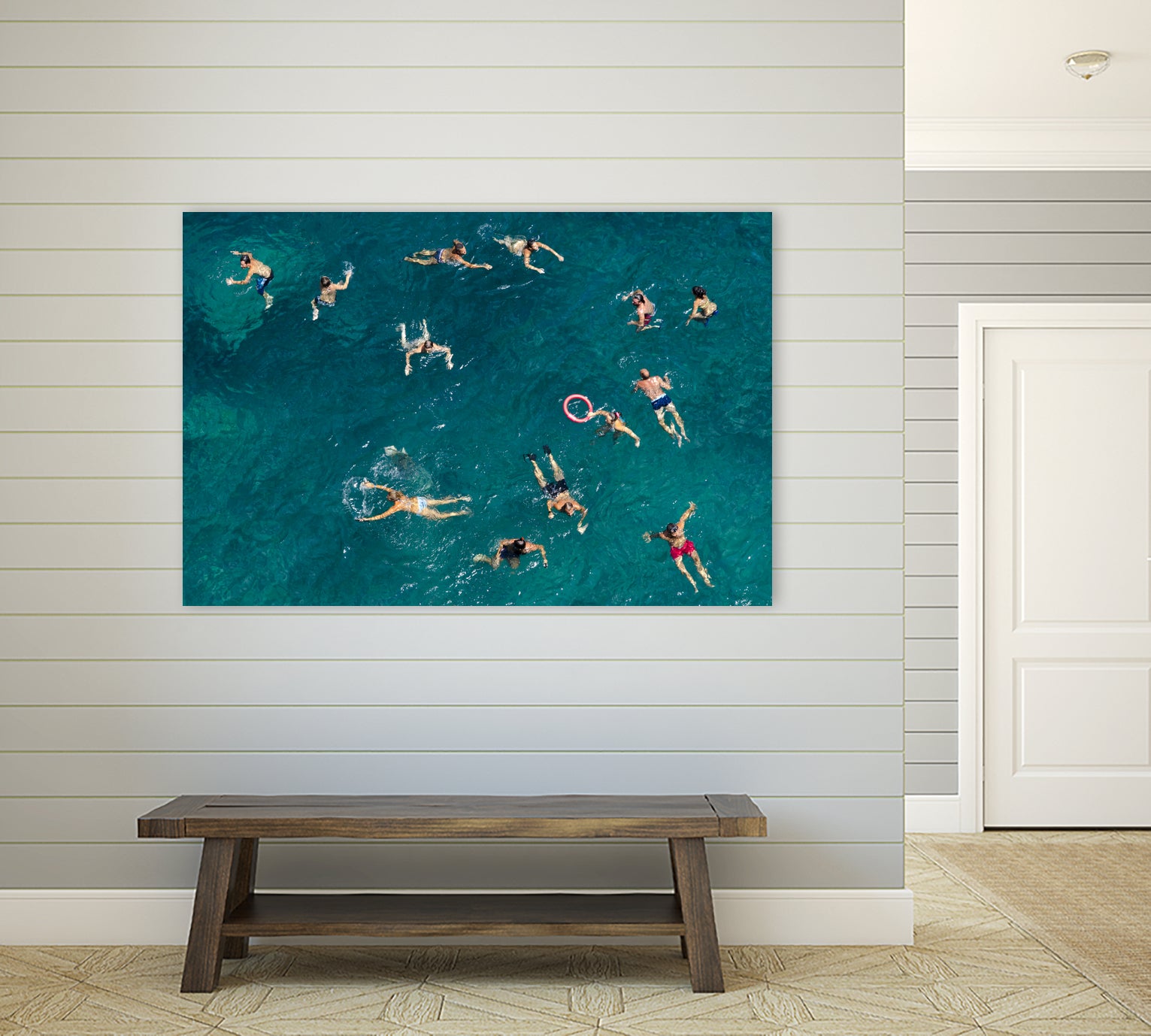 Blue water swim by Carlo on GIANT ART - action summer