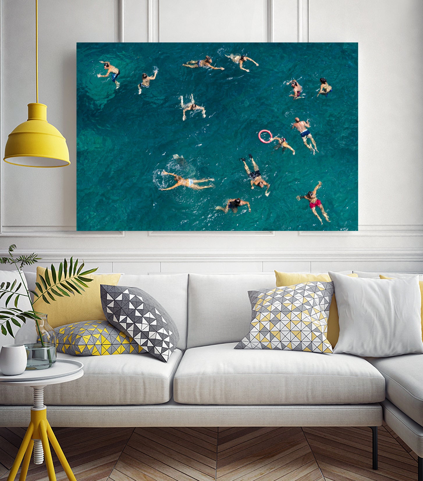 Blue water swim by Carlo on GIANT ART - action summer