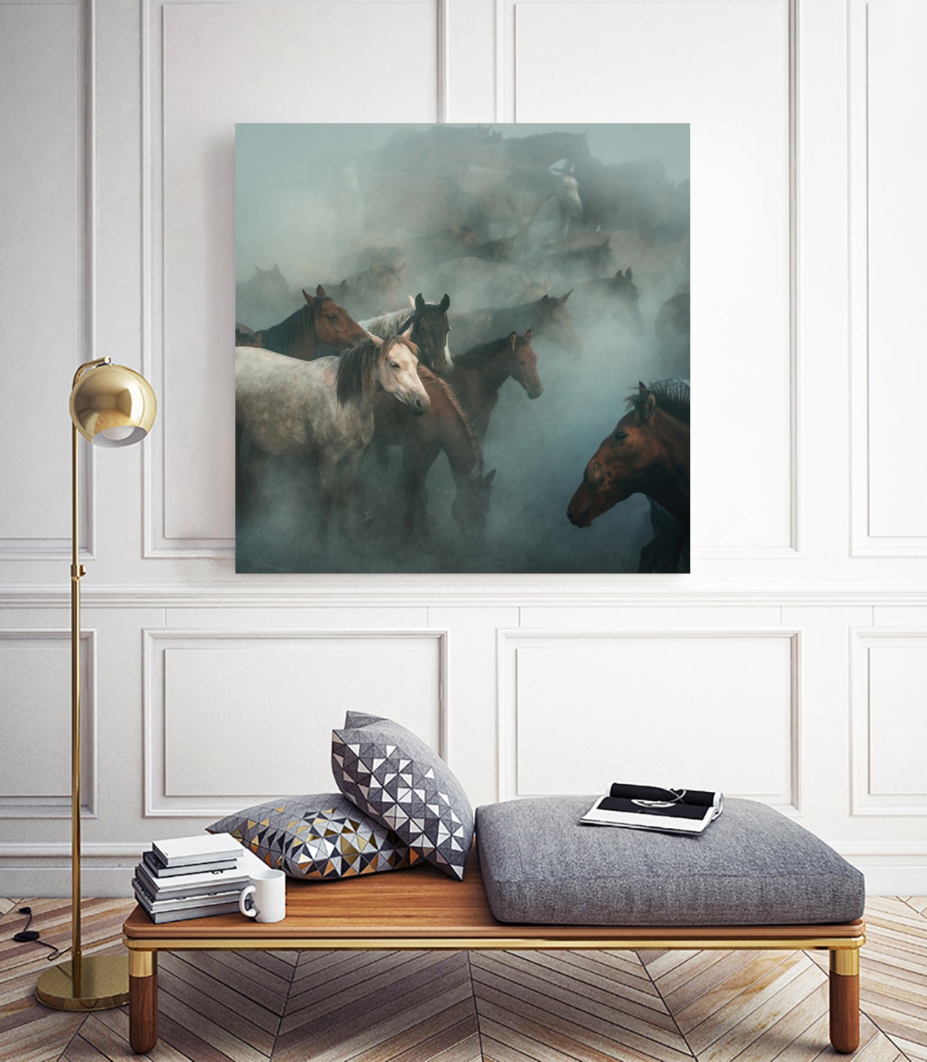 lost horses by Huseyin on GIANT ART - animals horses