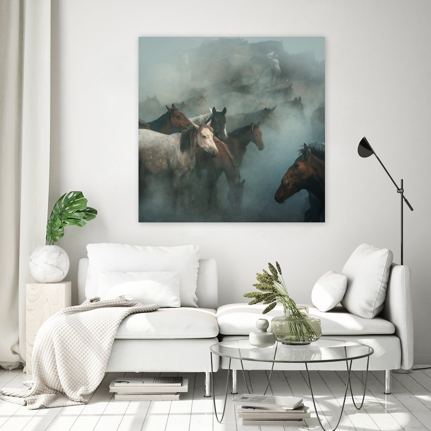 lost horses by Huseyin on GIANT ART - animals horses