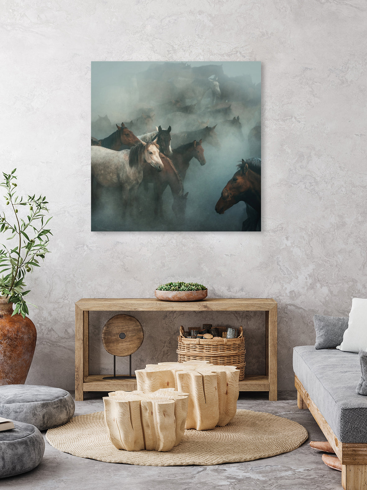 lost horses by Huseyin on GIANT ART - animals horses