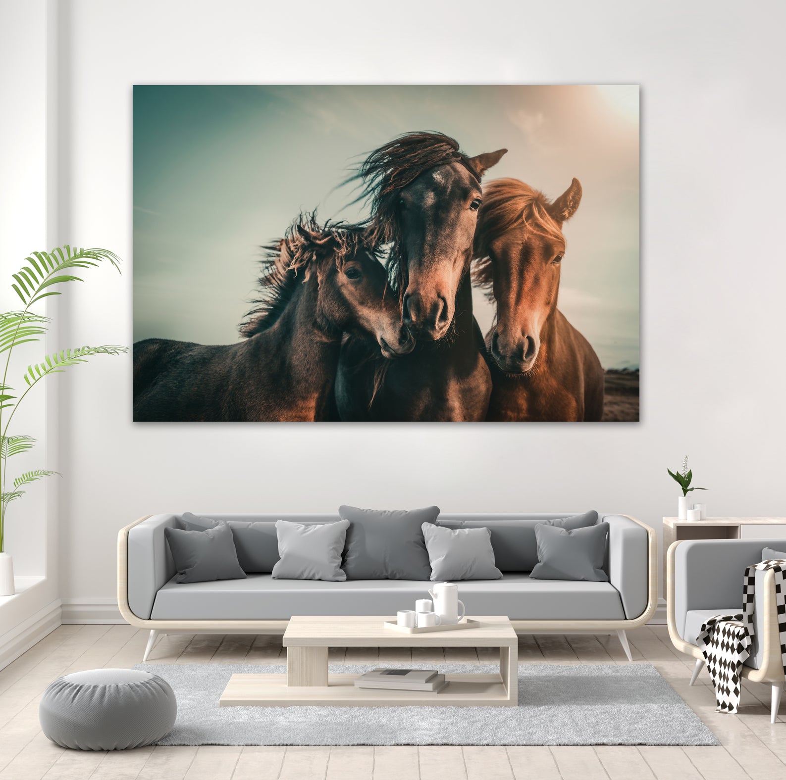 Family portrait by Marcus Hennen on GIANT ART - friendship animal friendship
