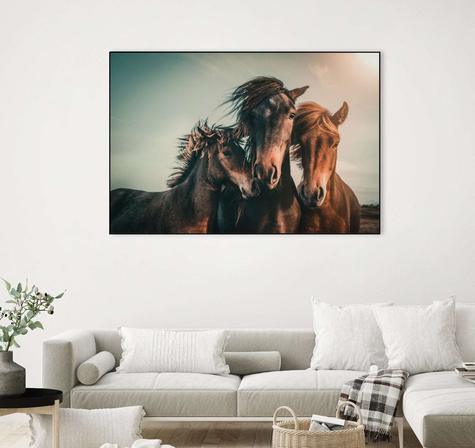 Family portrait by Marcus Hennen on GIANT ART - friendship animal friendship