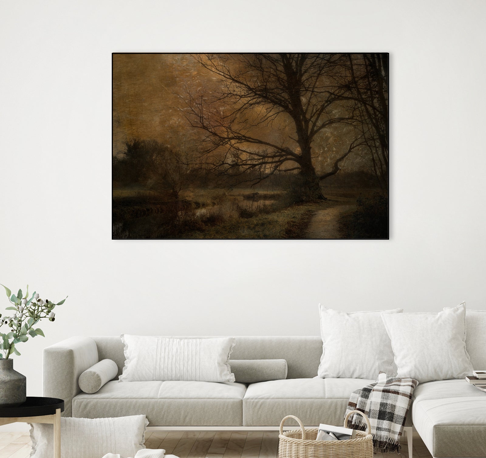 Old tree by Nel Talen on GIANT ART - forest mood forest