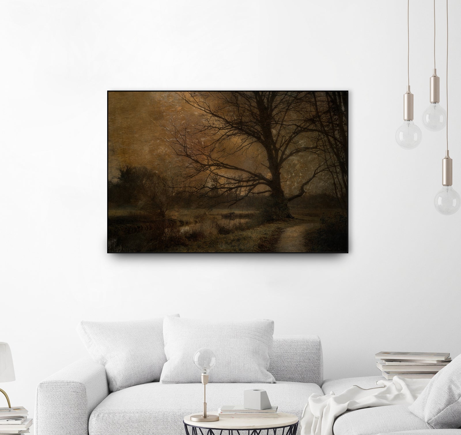 Old tree by Nel Talen on GIANT ART - forest mood forest