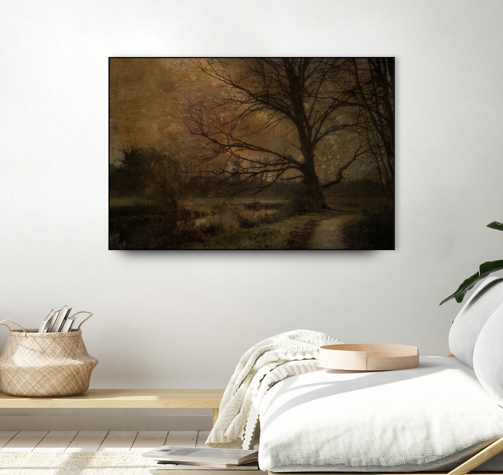 Old tree by Nel Talen on GIANT ART - forest mood forest