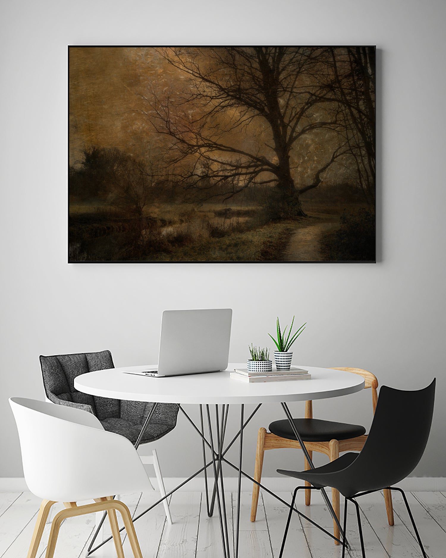 Old tree by Nel Talen on GIANT ART - forest mood forest